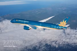 An aircraft of Vietnam Airlines (Photo: VNA) 