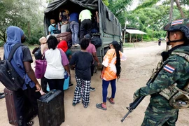 Late October raids roiled Myanmar fraud factory KK Park, sending more than 1,500 people fleeing over the border to Thailand (Photo: AFP)