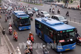 Ho Chi Minh City plans free bus travel until end-2026 (Photo: VNA(