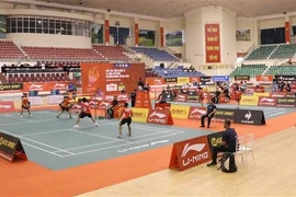 Nearly 300 athletes are competing at the LI-NING Vietnam International Series 2025 in Ninh Binh province. (Photo: VNA)
