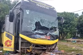Sleeper bus crash in Ha Tinh province leaves nine dead and 16 injured. (Photo: VNA) 