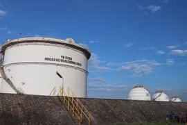 The Dung Quat refinery operates at 123.5% of its capacity, boosting domestic fuel supply. (Photo: VNA)