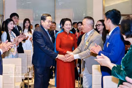 National Assembly Chairman visits Vietnamese community in Italy (Photo: VNA)