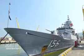 Australian navy ship visits Da Nang (Photo: VNA)
