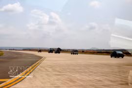 The military component of Phan Thiet Airport, invested by the Ministry of National Defence, has been completed and put into operation. (Photo: VNA)