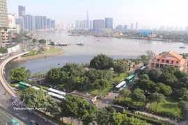 The Ho Chi Minh Museum’s Ho Chi Minh City branch will be connected with a park and square, alongside the expansion of Nguyen Tat Thanh Street and the development of public services. (Photo: VNA)