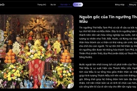 The Digitised Library of Vietnamese Dao Mau is developed as part of the Go Chau Thien Hoi project. (Photo: VNA) 