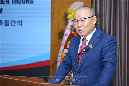 The former head coach of the Vietnamese national football team, Park Hang-seo (Photo: VNA)