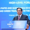 Prime Minister Pham Minh Chinh speaks at the high-level plenary session of the Vietnam Economy in 2025 and Prospects in 2026 Forum (VEPF) in Hanoi on December 16. (Photo: VNA)