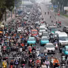 Vehicles on a street in Ho Chi Minh City. (Photo: VNA)