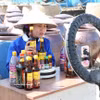 A woman in Ninh Bình province is livestreaming to sell local products. (Photo: VNA)
