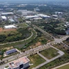 An overview of Hanoi's Hoa Lac Hi-Tech Park (Photo: VNA)