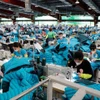 Workers sew export garments at Maxport Vietnam Co.Ltd (Photo: VNA)