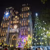 Vibrant atmosphere at St Joseph's Cathedral near Hoan Kiem Lake in Hanoi ahead of Chrismas (Photo: VNA)