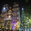 Vibrant atmosphere at St Joseph's Cathedral near Hoan Kiem Lake in Hanoi ahead of Chrismas (Photo: VNA)