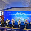 Delegates mark the groundbreaking of the Terminal T2 expansion project at Da Nang International Airport on May 19, 2026. (Photo: VNA)