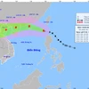 Location and forecast track of Storm Wipha as of 11:00am on July 19. (Photo: National Centre for Hydro-Meteorological Forecasting) 