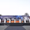 The ceremony marking Hyundai Thanh Cong's start of automobile exports to Mexico and Australia on August 14 (Photo: VNA)