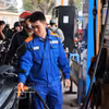 People buy petrol at a station in Hanoi (Photo: VNA)