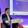 Deputy Minister of Information and Communications Bui Hoang Phuong speaks at the forum. (Photo: VNA)