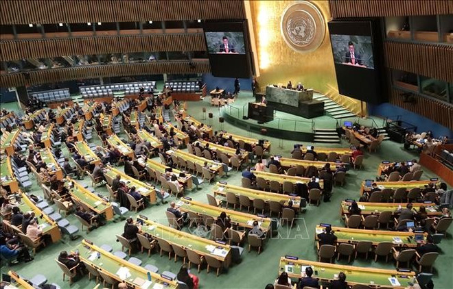 An overview of the election of members to the UN Human Rights Council for the 2026-2028 tenure. (Photo: VNA) nha-quyen-lhq1.jpg