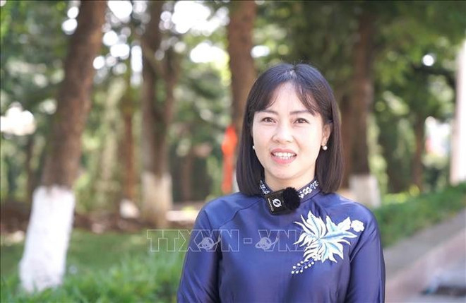 Dao Thi Thanh Nhan, deputy head of the provincial Party Committee's Board for Information, Education and Mass Mobilisation. (Photo: VNA)