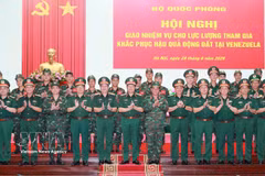 Vietnam People's Army ready for Venezuela earthquake relief mission