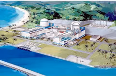 Illustration of Ninh Thuan nuclear power plant (AI-generated image)