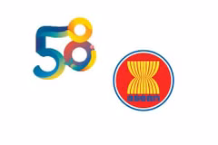 Celebrating 58th founding anniversary of ASEAN