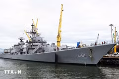 Indian Navy ship makes port call in Da Nang