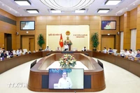 A session of the National Assembly Standing Committee. (Photo: VNA)