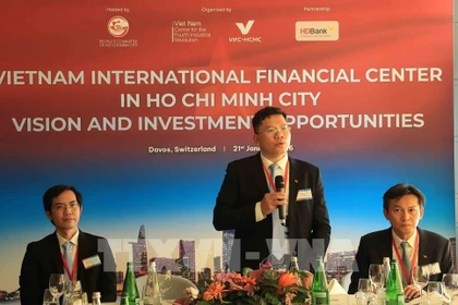 Hoang Nguyen Dinh, Vice Chairman of the People’s Committee of Ho Chi Minh City, speaks at the event (Photo: VNA)