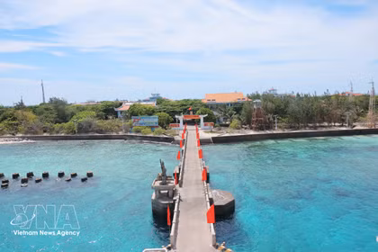 Truong Sa Lon (Big Spratly) of Vietnam (Photo: VNA)