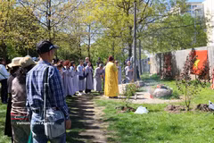 A requiem ceremony for Nguyen Van Tu held ahead of the park naming event. (Photo: VNA)