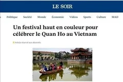 The Lim Festival is featured on Belgium's Le Soir. (Photo: VNA)