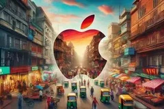 India has emerged as a key manufacturing hub for Apple, complementing operations in China and Vietnam (AI image). 