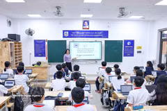 “Google Digital Classroom”, a space that inspires passion and builds core digital skills for students. (Photo: VNA)