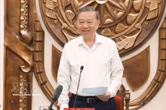 Party General Secretary and State President To Lam speaks at the working session with the Presidential Office on May 11, 2026. (Photo: VNA)