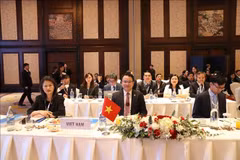 Deputy Minister of Finance Tran Quoc Phuong leads a high-level delegation to the GMS Ministerial Conference in Thailand on November 28, 2025. (Photo: VNA)