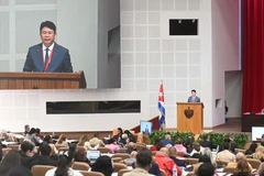 Deputy Minister of Justice Nguyen Thanh Tinh shares Vietnam’s experience and practical lessons in improving its legal framework to support national development. (Photo: VNA)