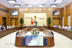 A session of the National Assembly Standing Committee. (Photo: VNA)