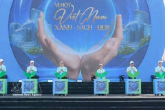 The national campaign launched to mobilise public action for a greener, cleaner and more beautiful Vietnam. (Photo: VNA)