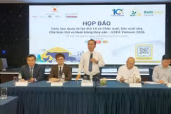 The press conference on the 10th International Livestock, Dairy, Meat Processing and Aquaculture Exposition (ILDEX Vietnam 2026) (Photo: sggp.org.vn)