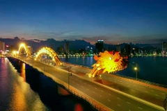 Dragon Bridge, Da Nang city. (Photo: VNA)