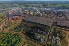 An aerial photo shows the smelter facility operated by Virtue Dragon Nickel Industry in Morosi district, Konawe regency, Southeast Sulawesi, on January 16, 2026. (Photo: Antara)
