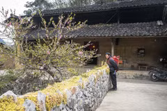 A rammed-earth house of the Mong ethnic community in the mountainous province of Tuyen Quang. (Photo: VNA)