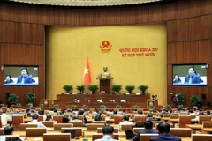 A view of the 10th session of the 15th National Assembly (Photo: VNA)