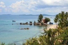 A beach on Phu Quoc Island. (Photo: VNA)
