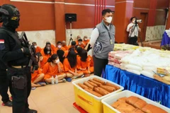 Indonesia arrests 285 in drug crackdown and seizes over half a tonne of narcotics. (Photo: AP)