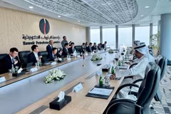 An overview of the meeting between Petrovietnam and Kuwait Petroleum Corporation (KPC). (Photo: petrovietnam.petrotimes.vn)